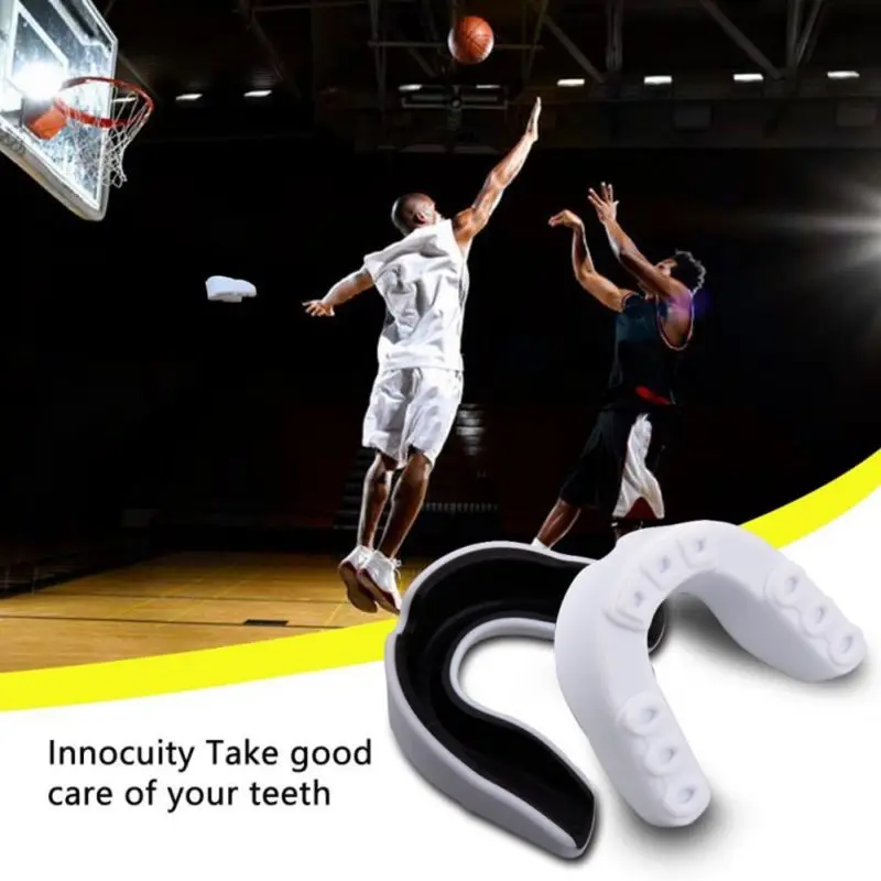 Защита рта ударопрочный пищевой EVA Защитный протектор для полости рта наружные тренировочные аксессуары для бокса Sanda корзина для тхэквондо