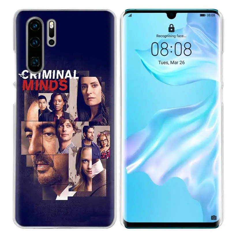 09 Hard PC Case Cover For Huawei P30 P20 P10 Mate 30 20 10 Nova 5 5i Pro Lite P Smart Z Plus Criminals Minds Back Protective - Цвет: 09
