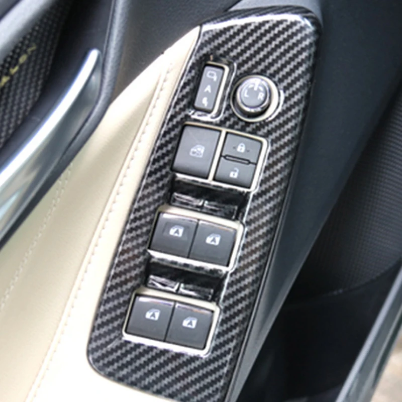 Модификация для Toyota Для Avalon стекло переключатель наклейки с блестками Модифицированная специальная внутренняя подъемная Панель рамка