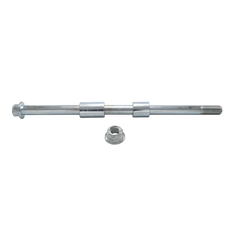 12mm 220mm / 230mm / 245mm + 3 Spacers Front Back Rear Axle For 70cc 90cc 125cc 140cc 200cc 250cc PIT PRO Trail Dirt Bike dirt bike axle