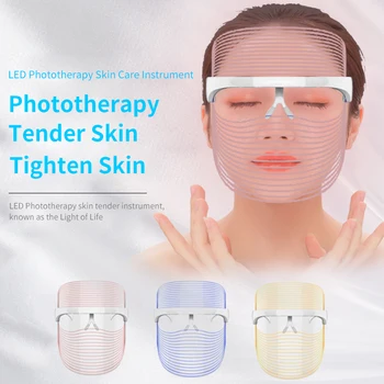 

2020 Hot Sales Skin Care Wrinkle Removal Face Whitening Beauty Instrument LED Phototherapy Mask
