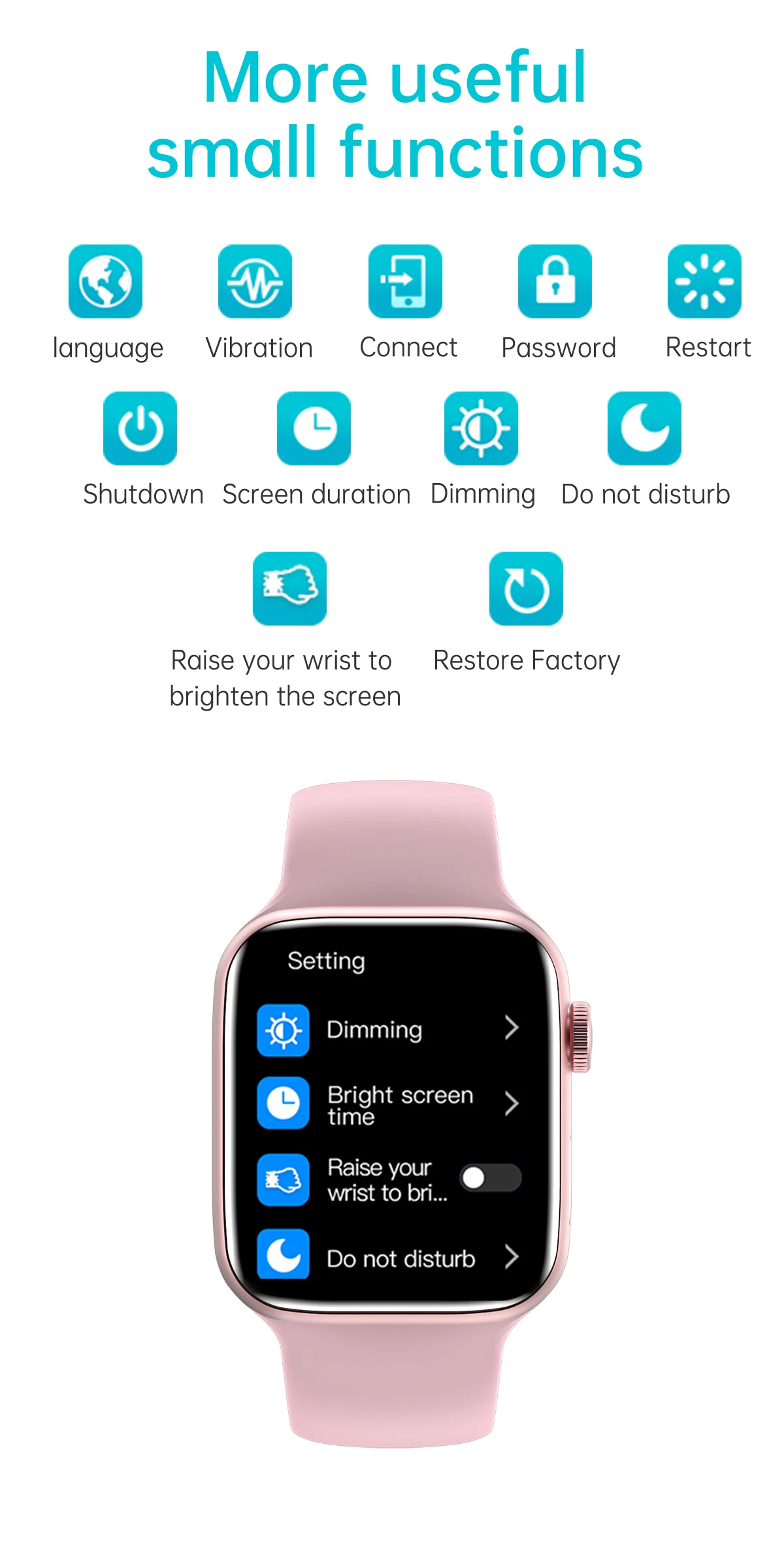 Original HW22 Pro Max Smart Watch 1.78" Double button wireless charging Custom Dial Bluetooth Call Smartwatchpk HW16 IWO 13 W46