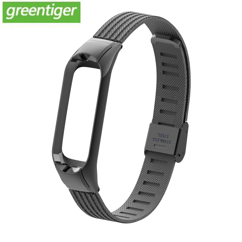 Metal Mi Band 3 Strap For MiBand Smart Wristband Bracelets Bands Accessories Replacement band3 Wriststrap multi color | Электроника