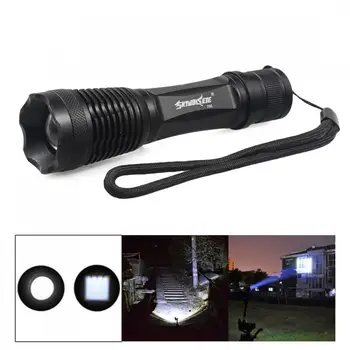 

Flashlight Torch 500 Lumens Tractical Strong Light Long Range LED Flashlight XML T6 Zoomable Lamp for Night Fishing Hiking