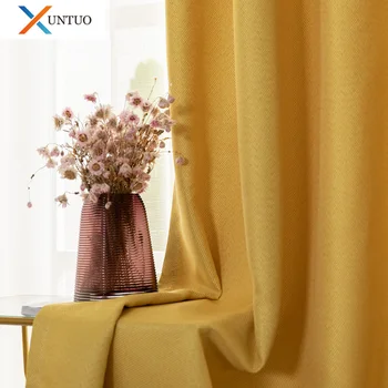

Modern Solid Blackout Curtains for Living Room Kitchen Curtains for Curtains for Bedroom Window ready made custom made