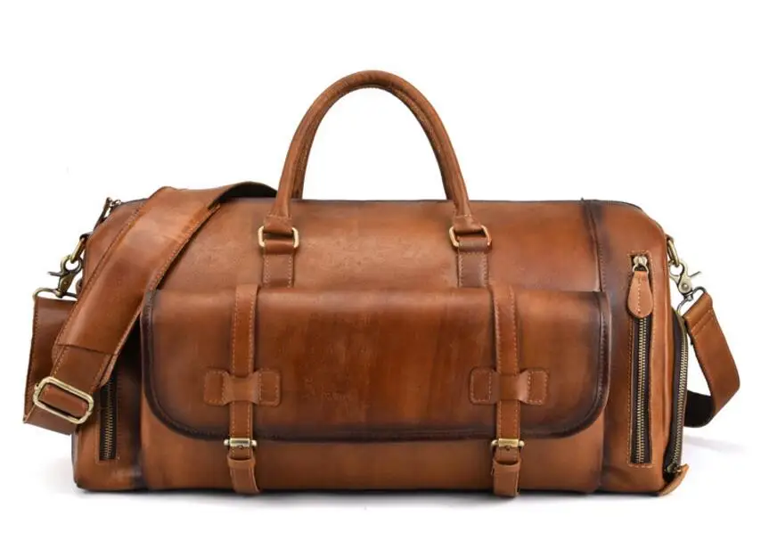 CHSANATO одежда высшего качества для мужчин из натуральной кожи Портфели Бизнес Путешествия курьерские сумки портфель большой