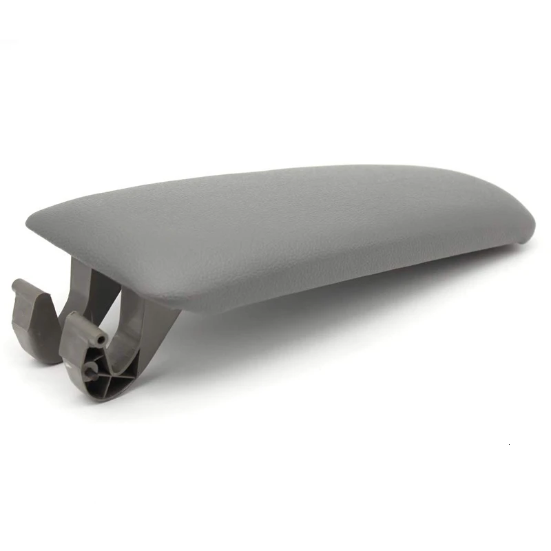 Gray Latch Cover Кожаная Автомобильная защелка подлокотника для Audi A4 B6 B7 2002-2007 центральная консоль подлокотник ящик для хранения крышка авто аксессуары - Название цвета: Gray Latch Cover