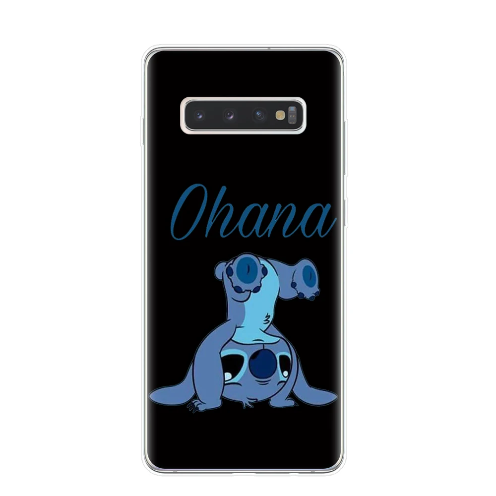 Мягкий чехол для телефона из ТПУ для samsung S6 S7 Edge S8 S9 S10 Plus Lite S10E 5G Note 8 9 10 Pro милый чехол с мультяшным стежком