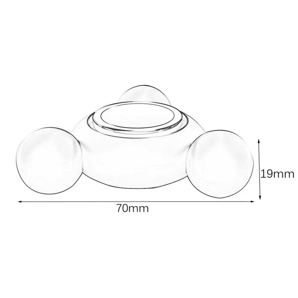 Round Shape Aluminum Alloy Hand Spinner Solid Professional Fingertip Spiral Finger Spin For Autism Help Relieve Stress
