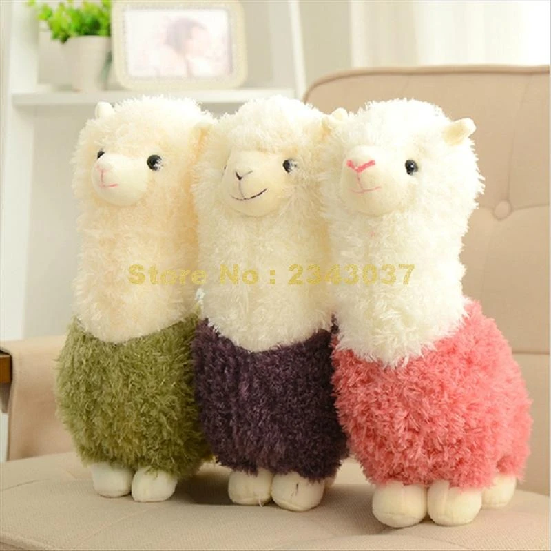baby Plush toy Alpaca/ Grass Mud Horse/ Lama Pacos Stuffed Doll Gift