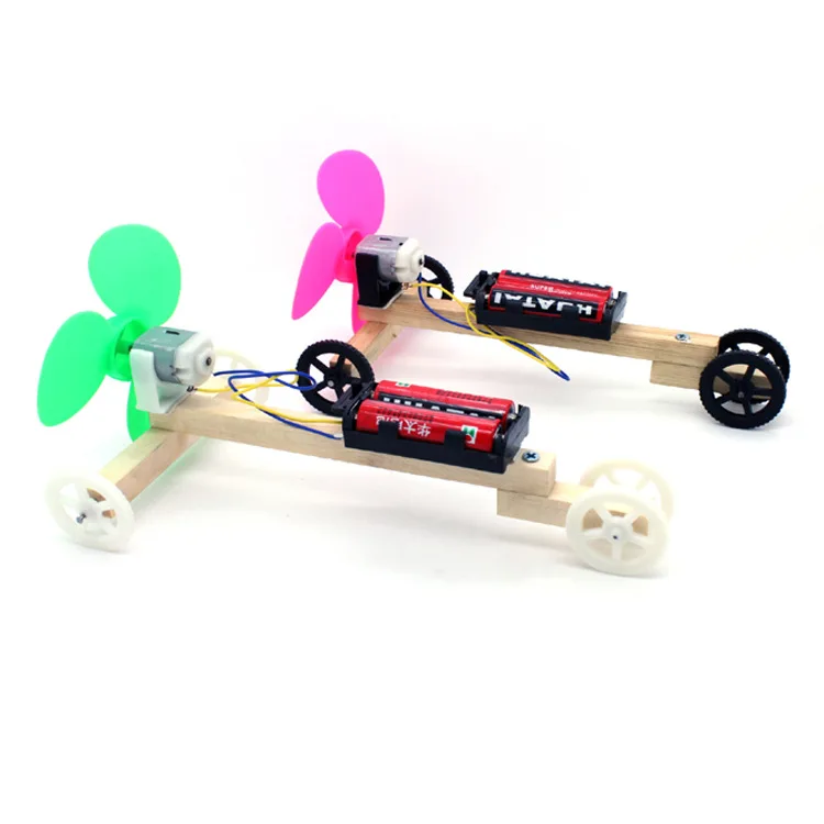 

Science And Technology Small Production Paddle Air Power Race Car Teenager Handmade Lesson DIY Small Invention than Race Car Exp