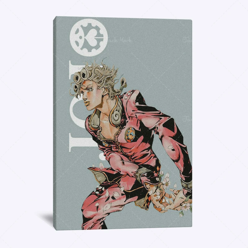 

Giorno Giovanna причудливые аниме настенный художественный холст украшение печать плакатов для гостиная дома декоративная картина для спальни