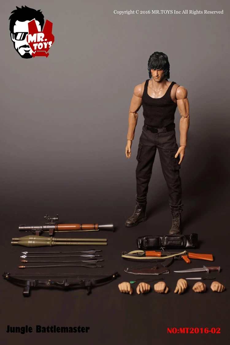 MR. TOYS MT2016-02 Первая кровь джунгли Battlemaster Rambo 1/6 фигурка