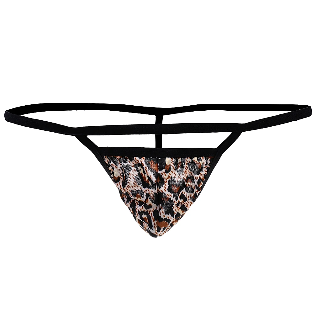 Mens Mesh Thong Sexy Underwear Bulge Pouch T-back  Bikini G-String String Briefs For Sex 