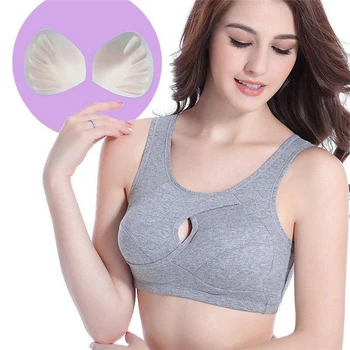 

Women Seamless Anti-sagging Sports Bra Breast Augmentation Cross Comfy Lifts Breasts M-XXL /BY