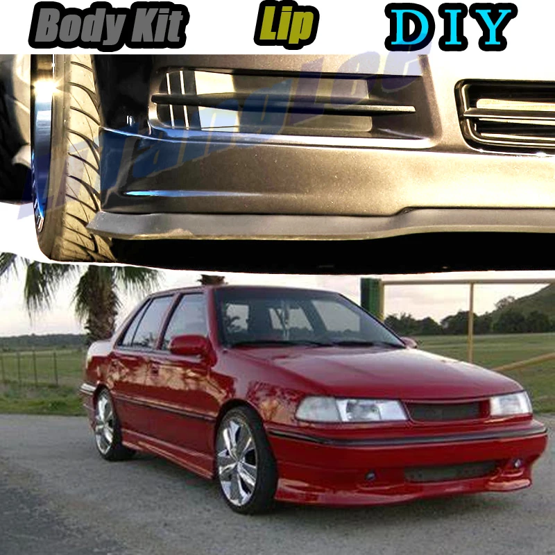 Car Bumper Lip Front Spoiler Skirt Deflector For Hyundai Excel Pony Brio Avega Fluidic Solaris Modified Body Kit VIP Hella Flush |