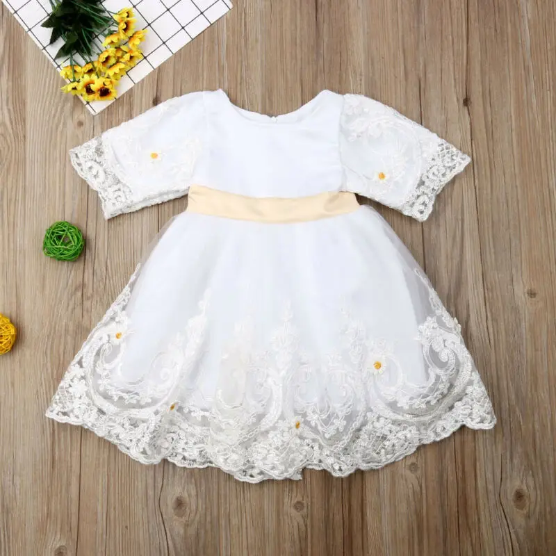 Emmababy платья принцессы с цветочным рисунком для маленьких девочек, кружевные шифоновые вечерние платья подружки невесты, платье-пачка