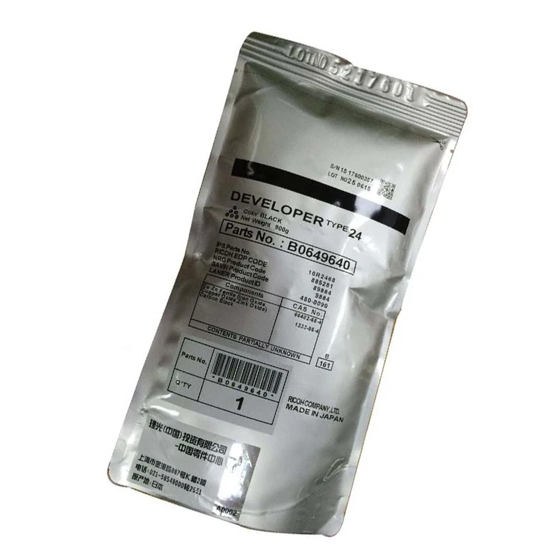 Einkshop 900g черный разработчик Тип 24 для Ricoh 1060 1075 2051 2060 2075 MP 5500 6000 6001 6002 6500 7000 mp 7500 7502 принтера