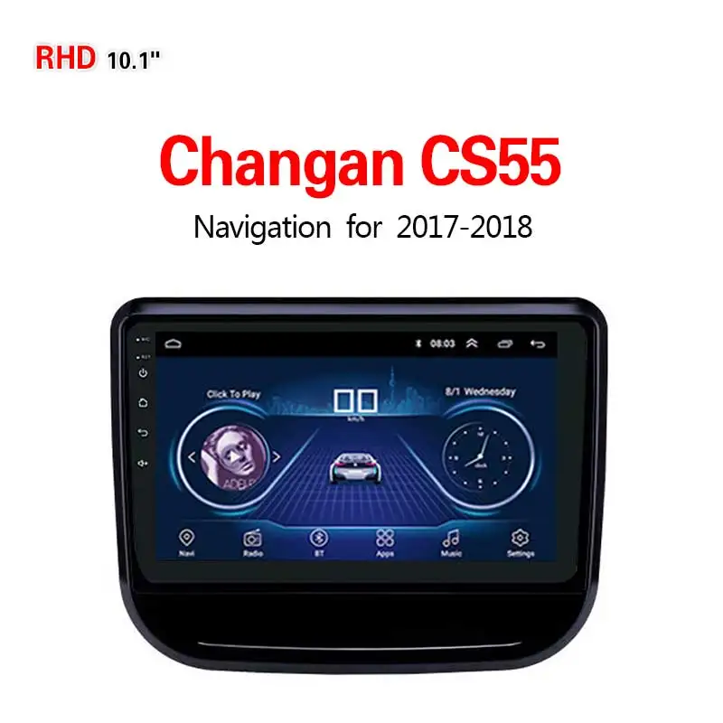 WIFI 1G16G Lionet gps навигация для автомобиля Changan CS55- 10,1 дюймов RC4009Y - Размер экрана, дюймов: WIFI 1G16G