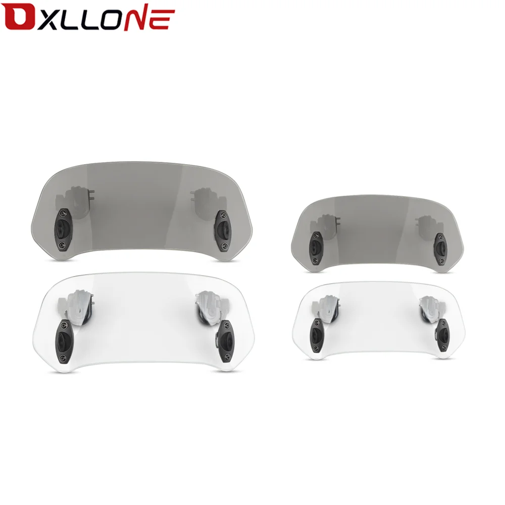 

Motorcycle Universal Risen Adjustable Wind Screen Windshield Spoiler Air Clip On Windscreen Deflector FOR DUCATI 749 FOR KTM