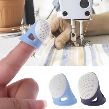 

Silicone Pin Needles Thimble Finger Protector DIY Sewing Needlework Accessory D2TD