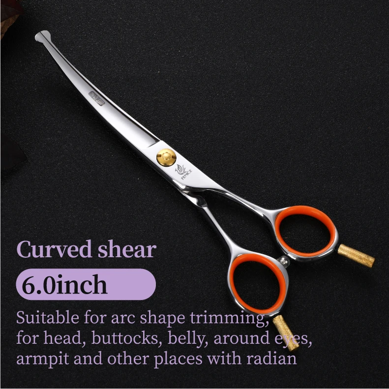 6 inch curved