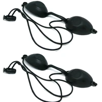 2pcs 190nm-2000nm IPL Laser Protection Goggles Safety Glasses Eyepatch Eyeshield Black 1