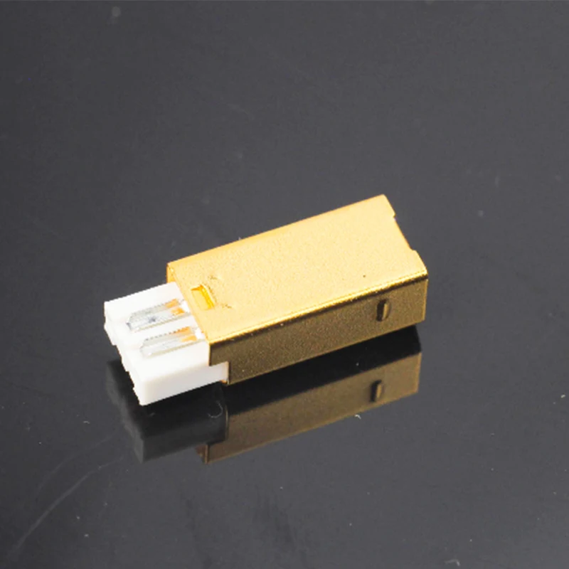 MPS HD-019 HiFi USB 2.0 audio Spine del connettore di rame puro Audio Martinetti Connettore 24 K 5u