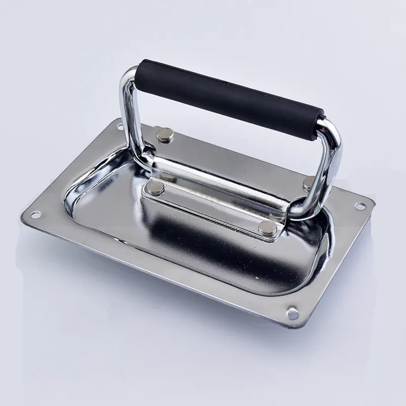 

Metal Spring folding Activity handle recessed for Toolbox suitcases Equipment cabinet pull drawer knobs hardware accessories
