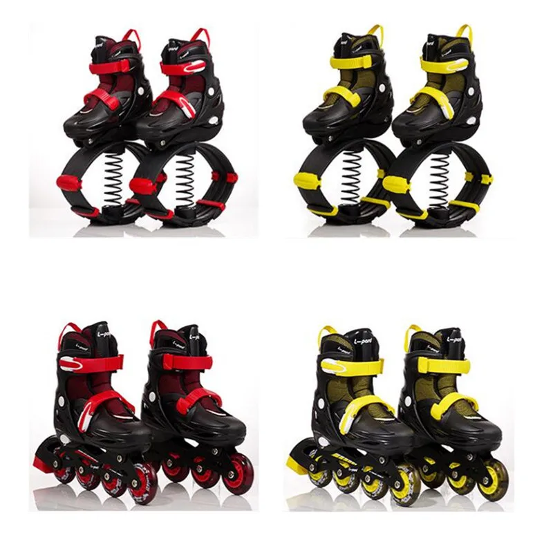 en línea para niños, zapatos de Skate deportivos para saltar, equipo de patinaje de puente, Naranja, Rosa, tamaño ajustable, rodillo cambiable - AliExpress Deportes entretenimiento