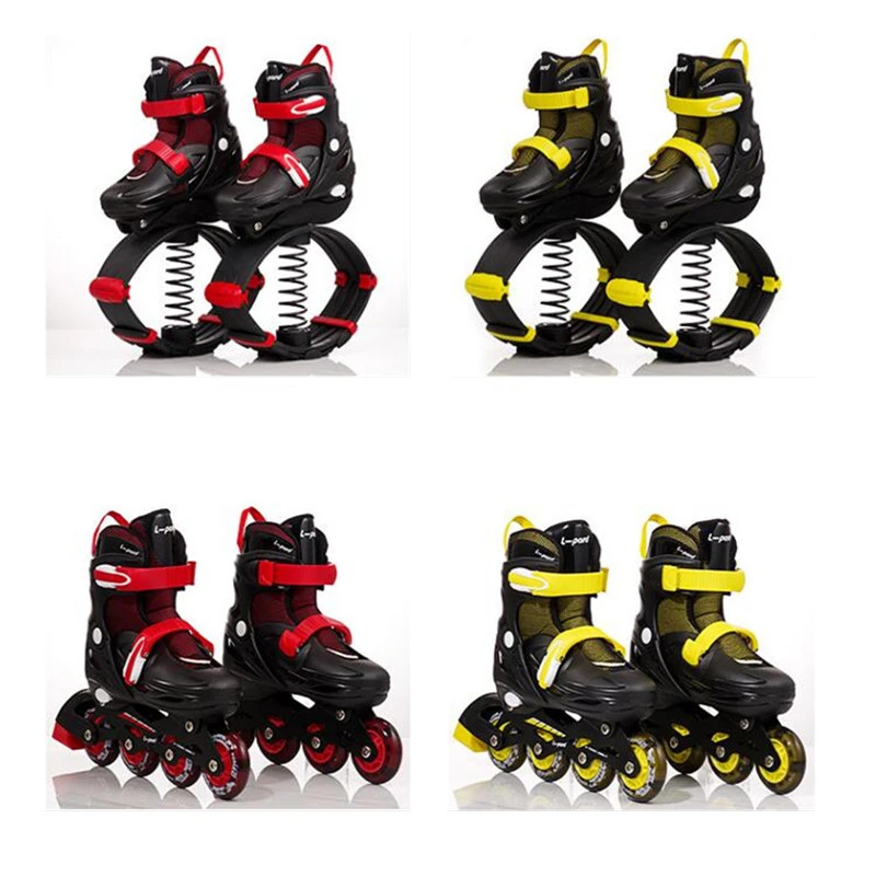 en línea para niños, zapatos de Skate deportivos para saltar, equipo de de puente, Naranja, Rosa, tamaño ajustable, rodillo cambiable|skates for kids|inline skates for kids AliExpress