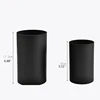 Kitchen Utensil Holder Black Plastic Cylinder Storage Tableware Drying Canister Cutlery Organizer Tools 5