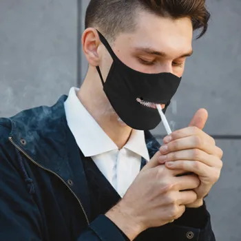 

1/2/5PC Zipper Mask Mascarillas Sport Cycling Facemask Breathable Activated Carbon Filters Washable Dustproof Mask Easy to Drink