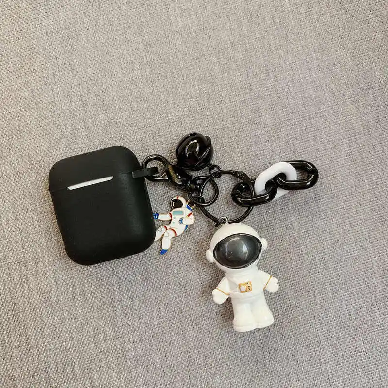 LOVERONY Bluetooth наушники силиконовый чехол для Apple AirPods 2 1Earpods Защитная крышка Fundas Spaceman подвеска милый Air pods Coque