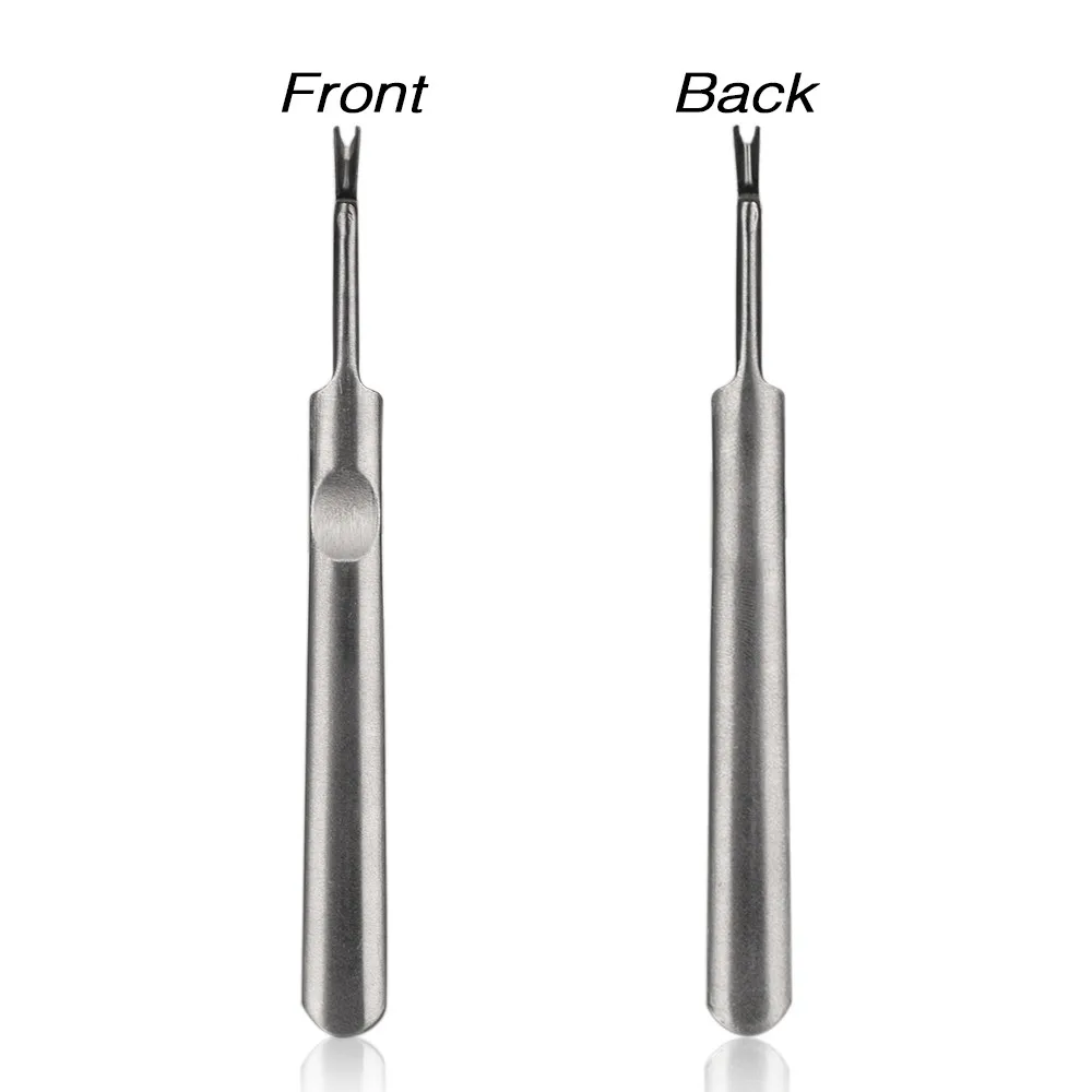 

1PCS The Dead Skin Fork Stainless Steel Double Head Exfoliating Knife Pick Manicure Tools Nail File Manicure Tools