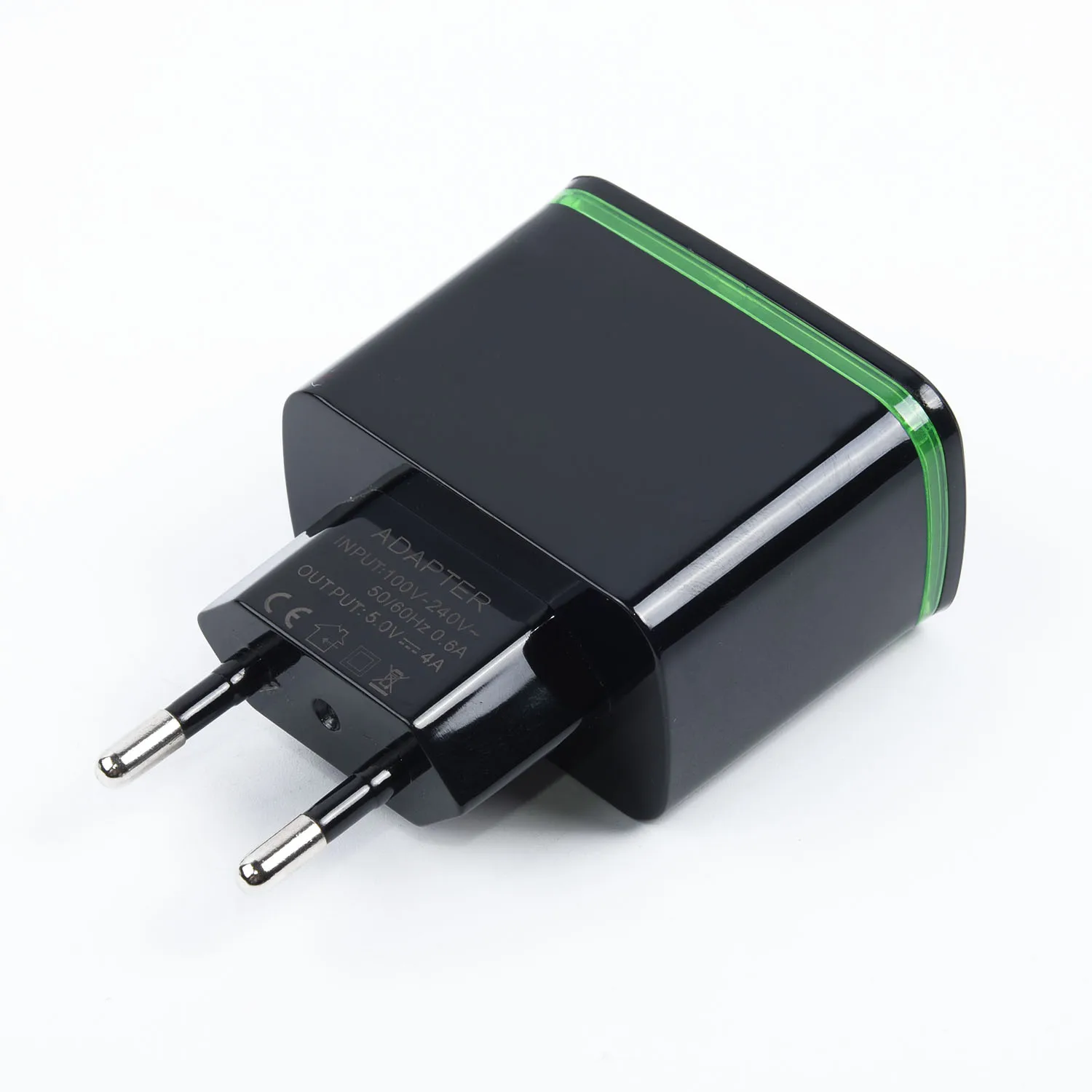 4 Порты кабель для быстрой зарядки USB Hub ЕС плагин для настенного Зарядное устройство для Android, Apple устройств