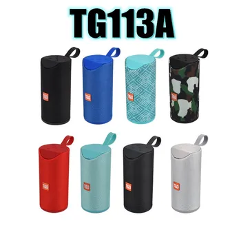 

Bluetooth speaker portable outdoor acoustic system wireless mini column 3D 10W stereo subwoofer music support FM radio TF card