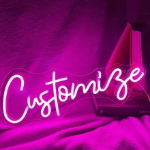 Free Shipping Manufacturer Illuminated Light Lighting Signage LED Neon Acrylic Signs for Decoration