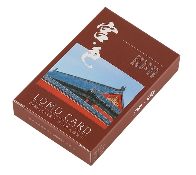 

52mm*80mm palace color paper greeting card lomo card(1pack=28pieces)