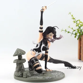 

Marvel Toys Action Figures Bishoujo Statue Psylocke XMen X-Force Ninja Outfit PVC Kotobukiya Statues Collection Model Toys
