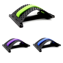 

Back Stretch Equipment Massager Magic Stretcher Fitness Lumbar Support Relaxation Spine Pain Relief silicone wrap sleeeve
