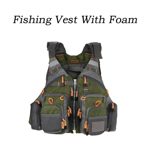 with floam Green Lixada напольные мягкие спасательный жилет для рыбалки Улучшенный 209lb спасательный жилет с подшипниками спасательный жилет для плавания жилет для рыбалки - Цвет: with floam Green