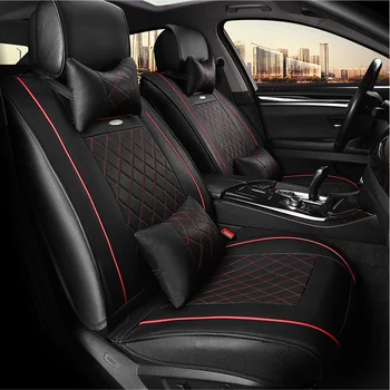 

WLMWL Universal Leather Car seat cover for Jeep all models Grand Cherokee renegade compass Commander Cherokee car styling