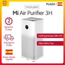 Purificador de aire Mi 3H versión europea, filtro HEPA auténtico, aplicación de limpiador de aire + Control de voz inteligente IA, pantalla táctil OLED, sensor láser PM