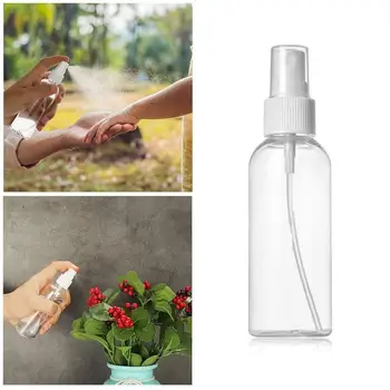 

100ml Transparent Empty Spray Portable Plastic Mini Refillable Container Empty Cosmetic Containers Personalized Travel Bottle