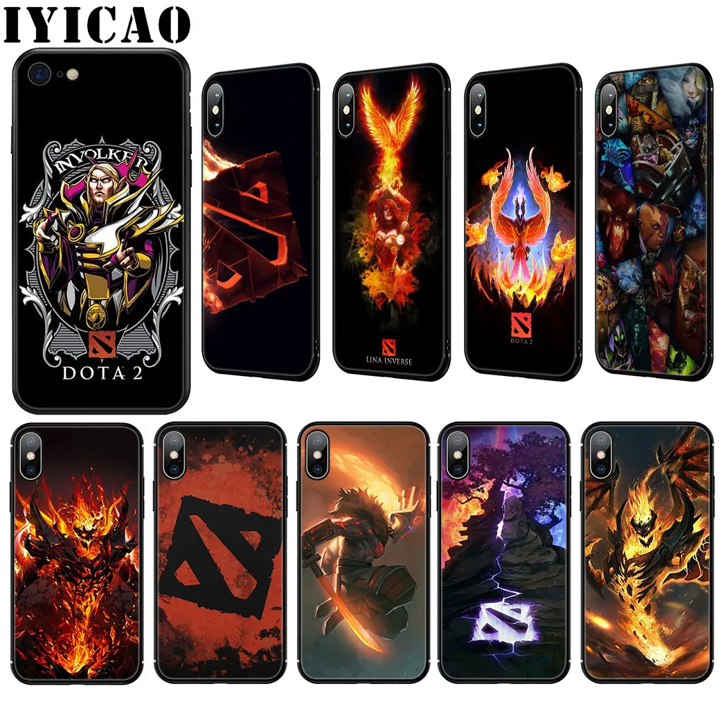 Dota 2 Silicone Soft Case for iPhone 11 Pro Max XR X XS 8 7 6 6S Plus 5 5S SE Cover |
