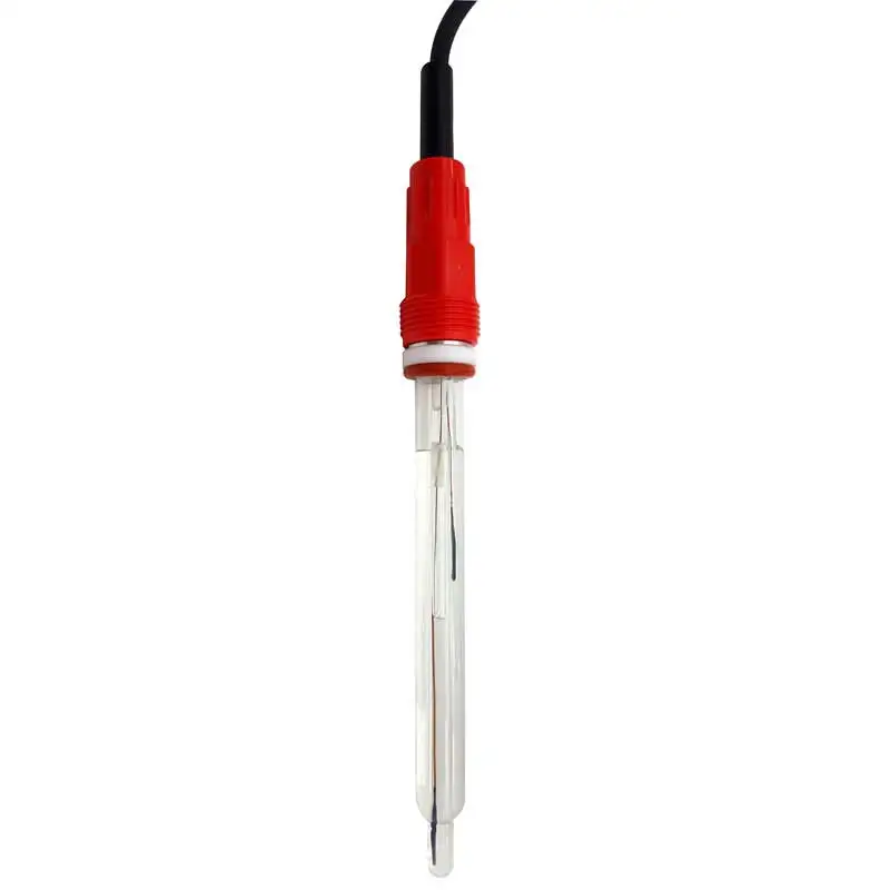 

Hydrofluoric acid resistant Glass pH electrode sensor Industrial probe High temperature resistance with temperature sensor