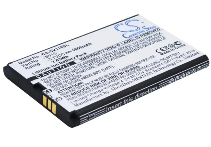 Cameron sino 1900mah аккумулятор для SIEVAL SV-118 SV10 оборудование, обзор, аккумуляторная батарея