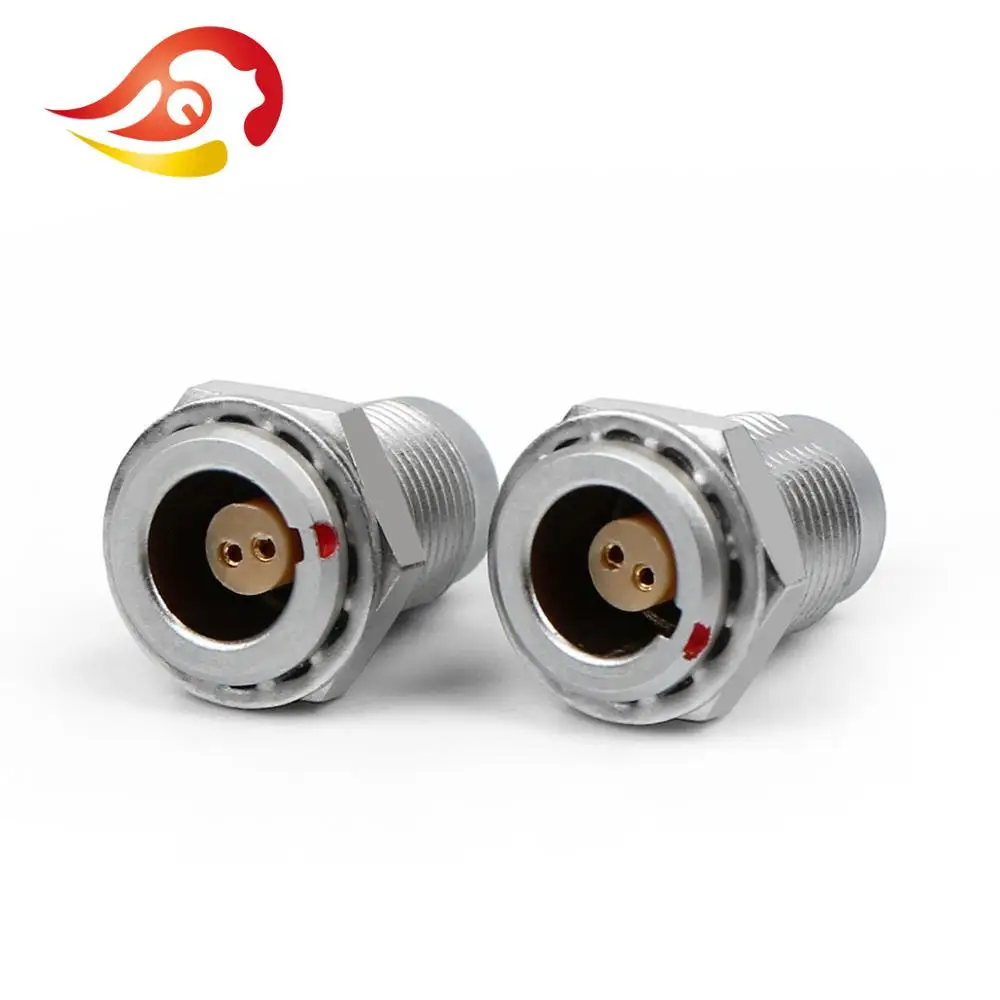 QYFANG 2 Pins Female Earphone Pin For HD800S HD800 HD820 HiFi Headset Gold Plated Headphone Plug Wire Connector Metal Adapter