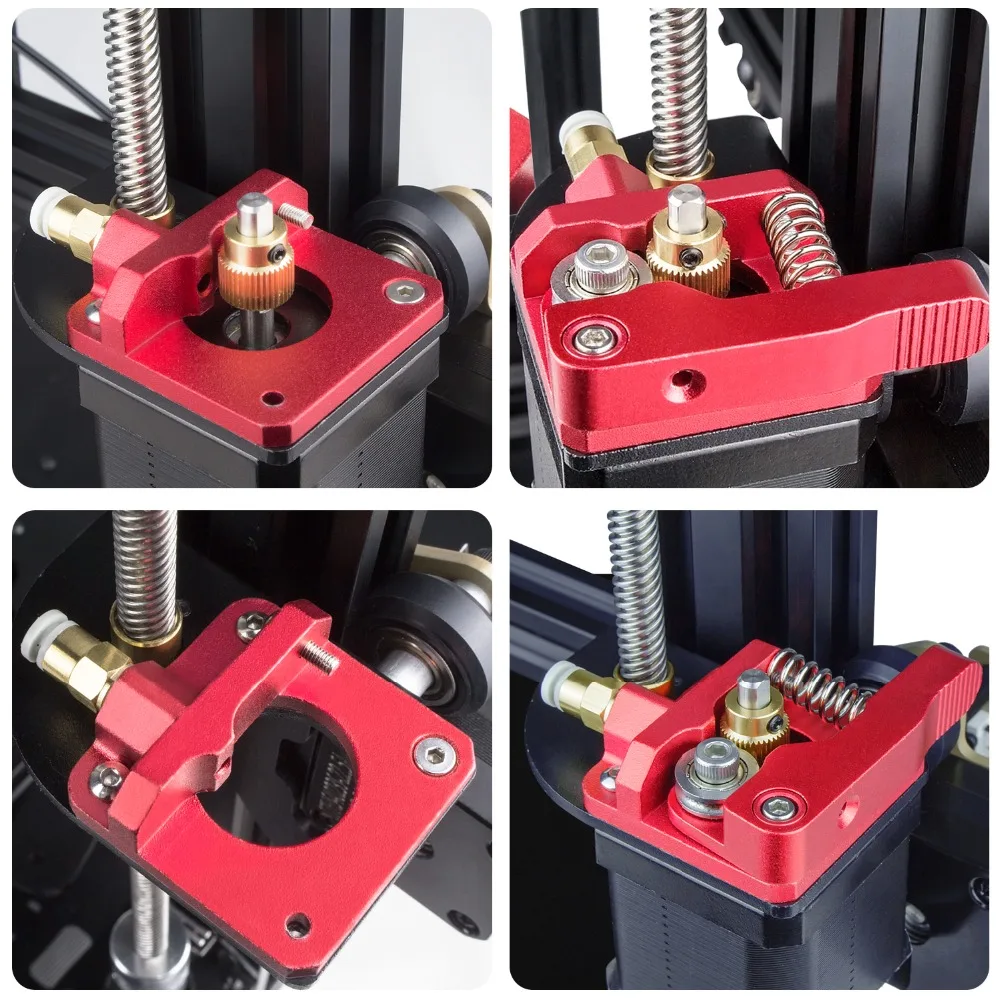 SIMAX3D hotend 3D printer parts Aluminum CR-10 extreuder for ender 3 pro CR-7 CR-8 Block bowden 1.75mm Filament Reprap Extrusion (4)